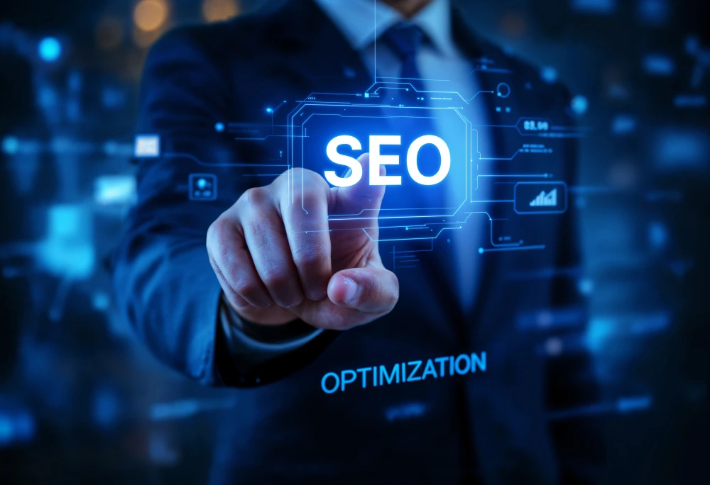 SEO expert in Dubai optimizing website rankings with advanced digital tools